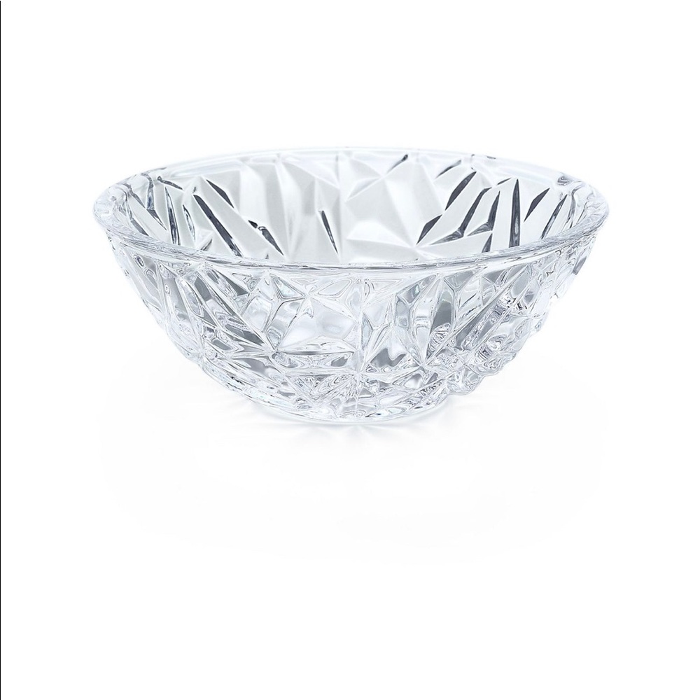 Tiffany & Co. rock cut glass bowl